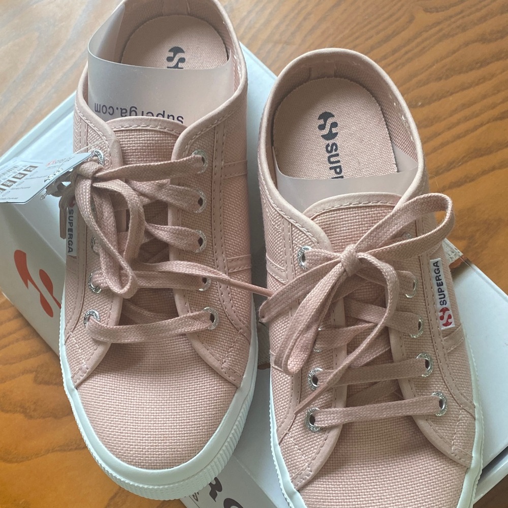 Superga Women's Blush Canvas Sneakers